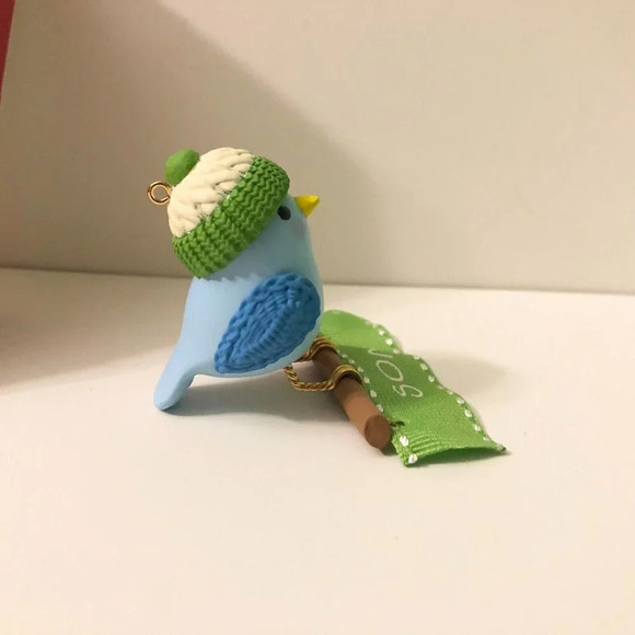 2017 Hallmark Keepsake Son Winter Bird Christmas Ornament - Picture 7 of 16